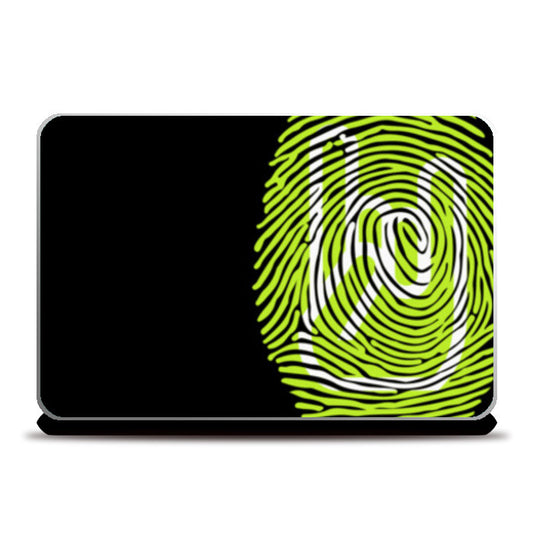 Thumping Rock Green Laptop Skins