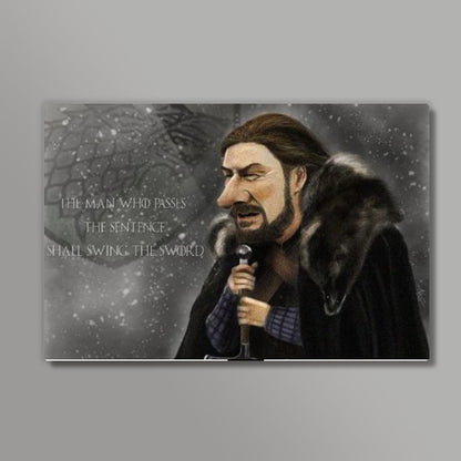 Game Of Thrones Ned Stark Caricature