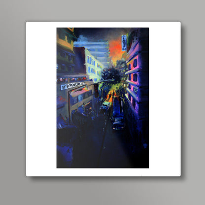 Big City - Painting Square Art Prints