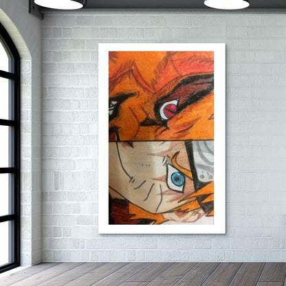 Naruto | Oil Pastel Sketch | Wall Art