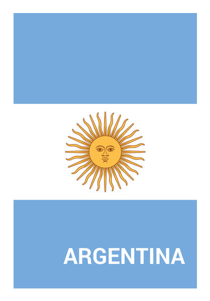 Argentina | #Footballfan Wall Art