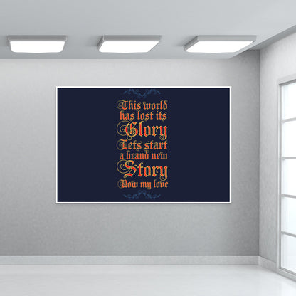 A new story Wall Art