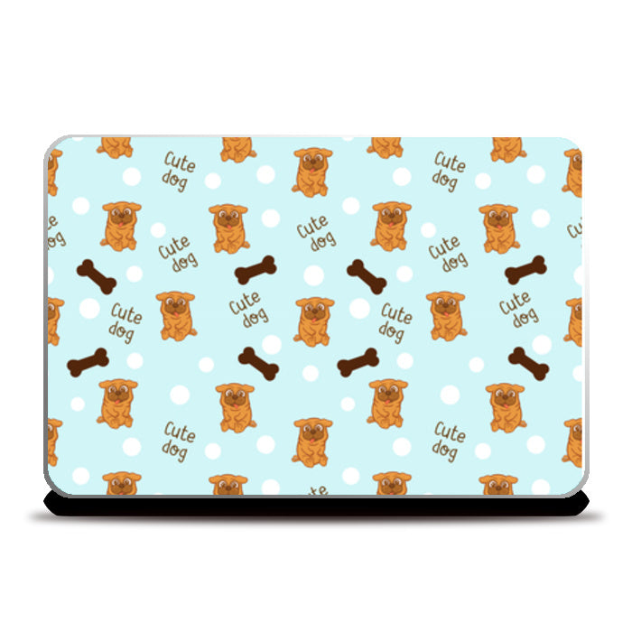 Cute dog pattern Laptop Skins