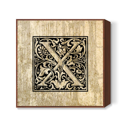 Ornate X Square Art Prints