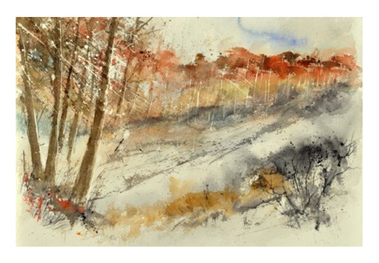 Autumn In Belgium Art PosterGully Specials