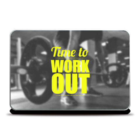 Workout Motivation Laptop Skins