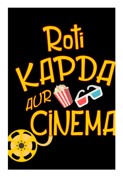 ROTI KAPDA AUR CINEMA Wall Art