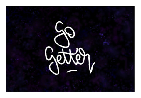 Go Getter Typography Wall Art