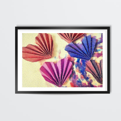 Mosaic hearts Wall Art