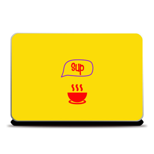 Laptop Skins, Sup - Soup Minimal  Laptop Skins