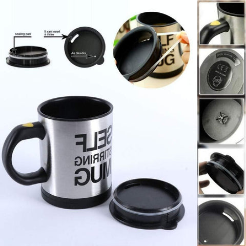 Mug-Automatic Electric Coffee Maker Self Stirring Mug