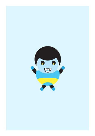PosterGully Specials, Angry Kid Cartoon Wall Art