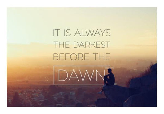 PosterGully Specials, Darkest Before Dawn Wall Art