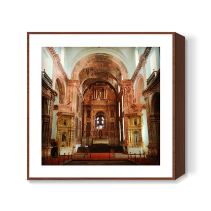 St. Francis of Asisi, Goa Square Art Prints