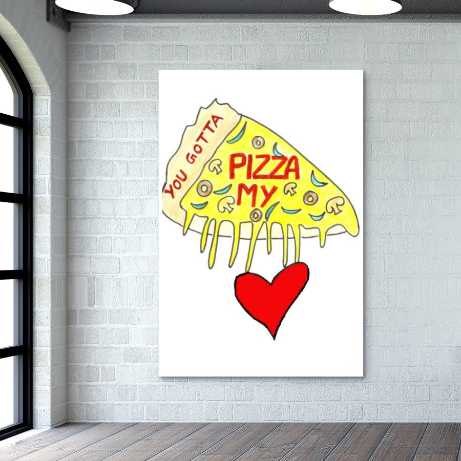 Pizza Love Wall Art
