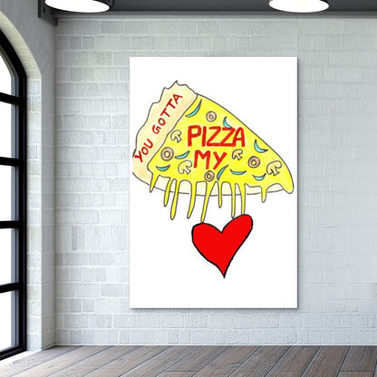 Pizza Love Wall Art