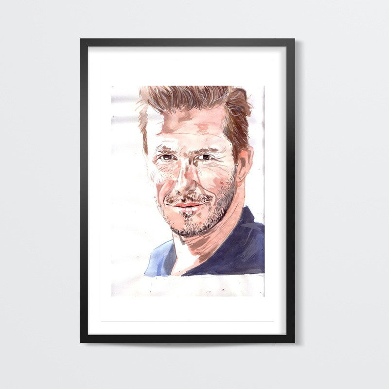 David Beckham -sometimes, all you need for your goal is a KICK Wall Art