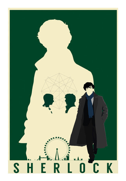 Sherlock Minimal Art PosterGully Specials