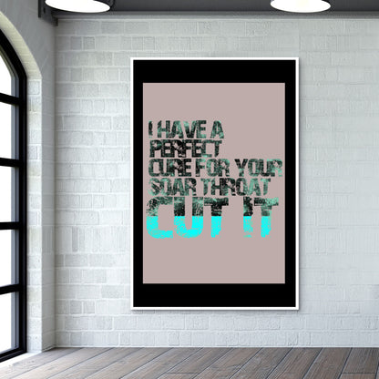 Cut It Wall Art
