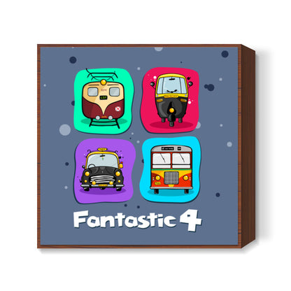 Fantastic 4 - Square Art Prints Square Art Prints