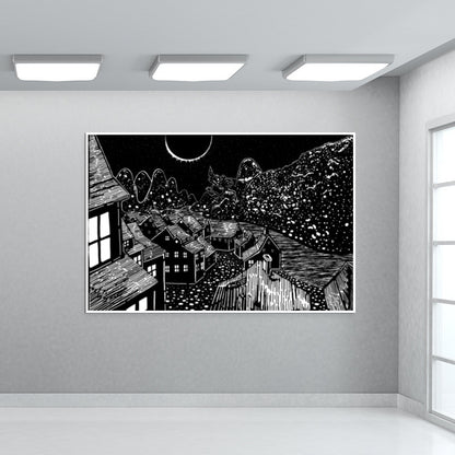 moon light Wall Art