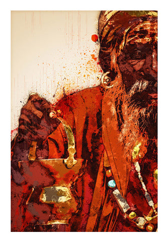 Sadhu artwork Wall Art