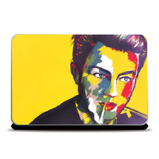 leonardo dicaprio fan art Laptop Skins