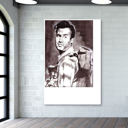 Superstar Dev Anand gracefully accepted all that life brought his way Wall Art