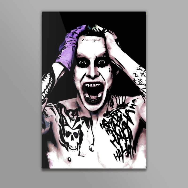 Joker Jared Letto Batman Suicide Squad Comic Movie Character Artwork