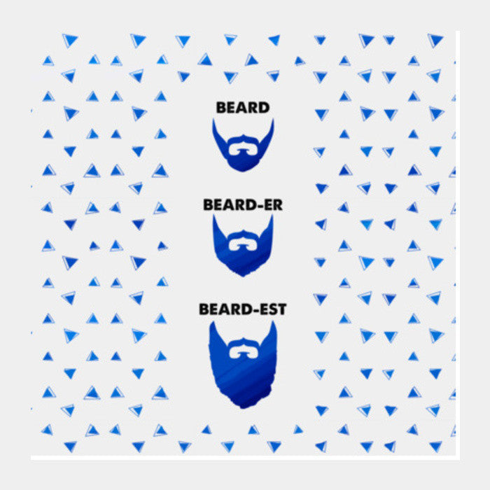 Beard Grammer Square Art Prints
