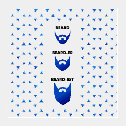 Beard Grammer Square Art Prints PosterGully Specials