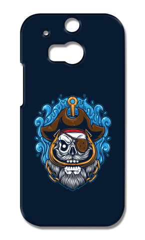 Skull Cartoon Pirate HTC One M8 Cases