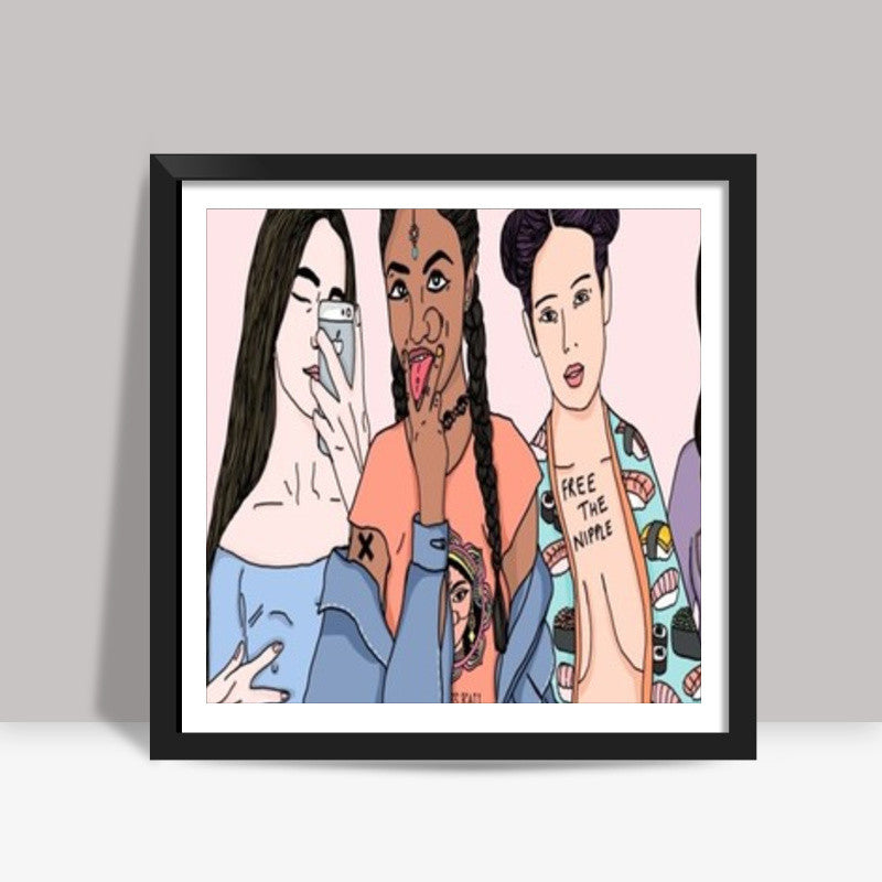 Divine Goddesses Square Art Prints