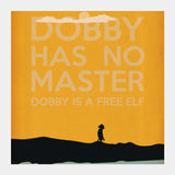 Square Art Prints, Dobby is a Free Elf Square Art | Rishabh Bhargava, - PosterGully