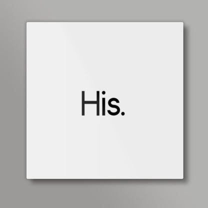 His. Square Art Prints