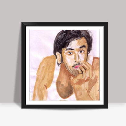 Bollywood superstar Ranbir Kapoor can intrigue and entertain with his versatility Square Art Prints