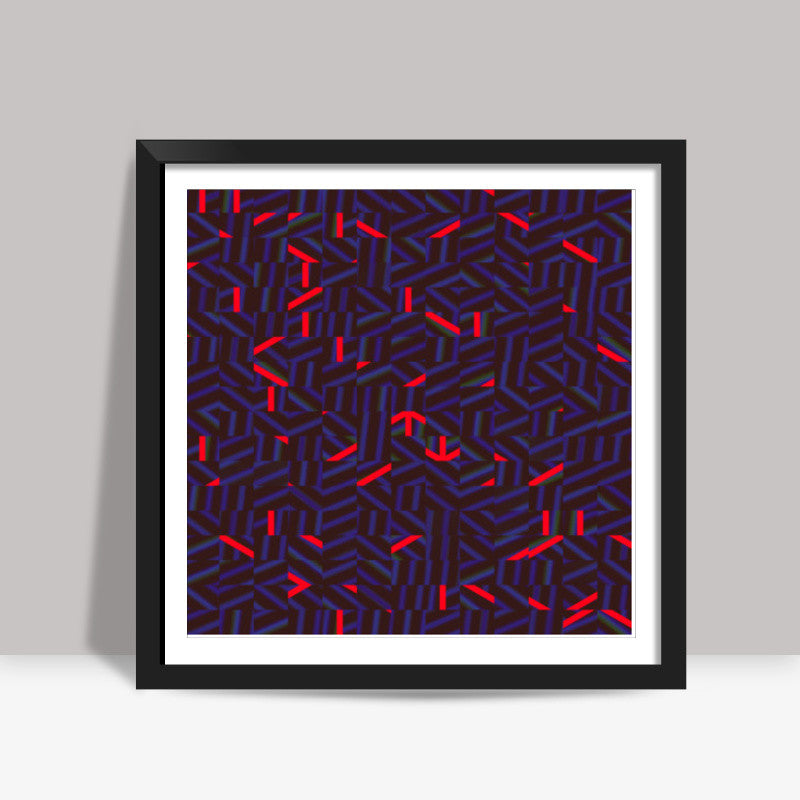 Neo Touches Square Art Prints