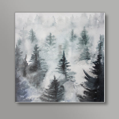 Misty Square Art Prints