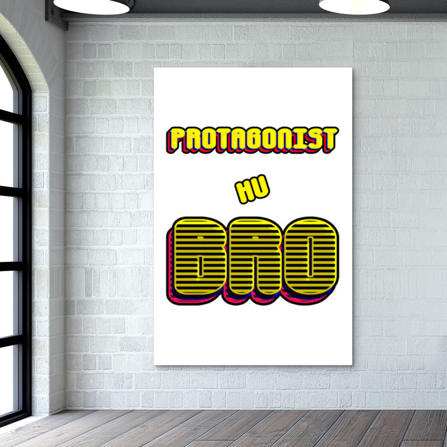 Protagonist Hu Bro Wall Art