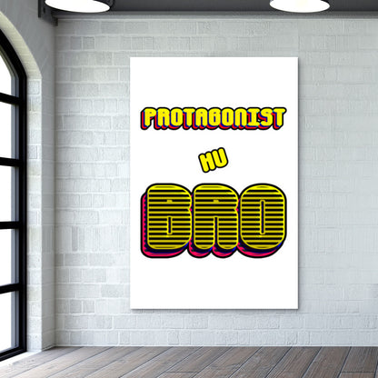 Protagonist Hu Bro Wall Art