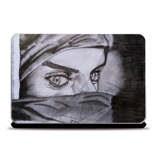 sorrow girl laptop skin Laptop Skins