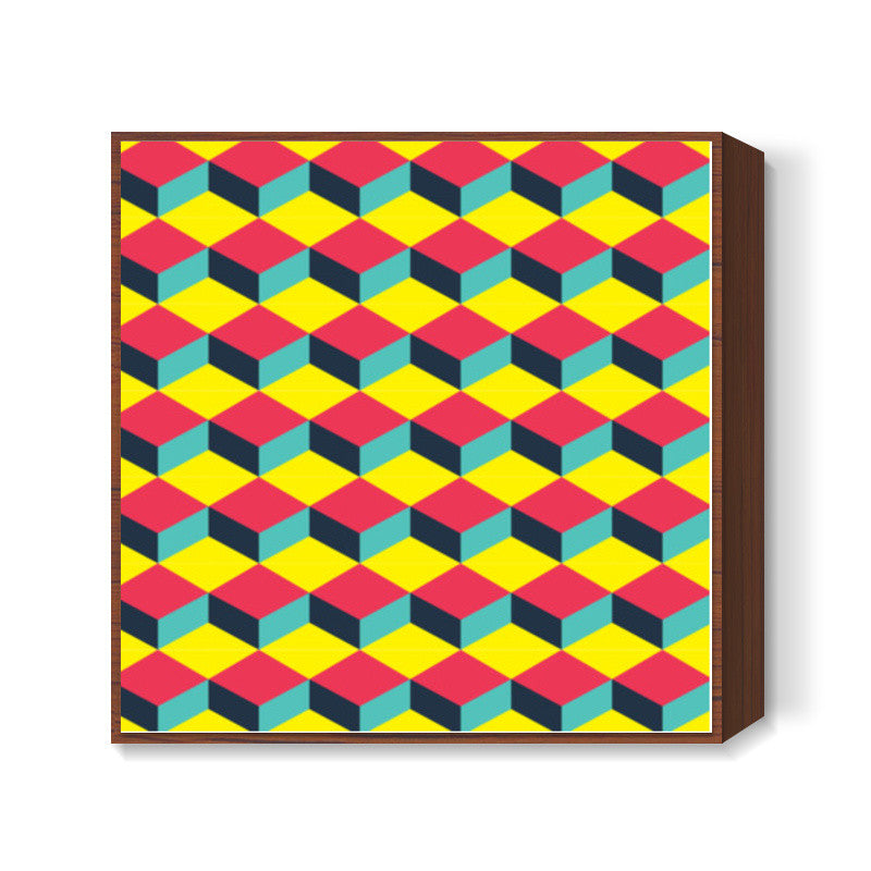 Colors & Patterns Square Art Prints