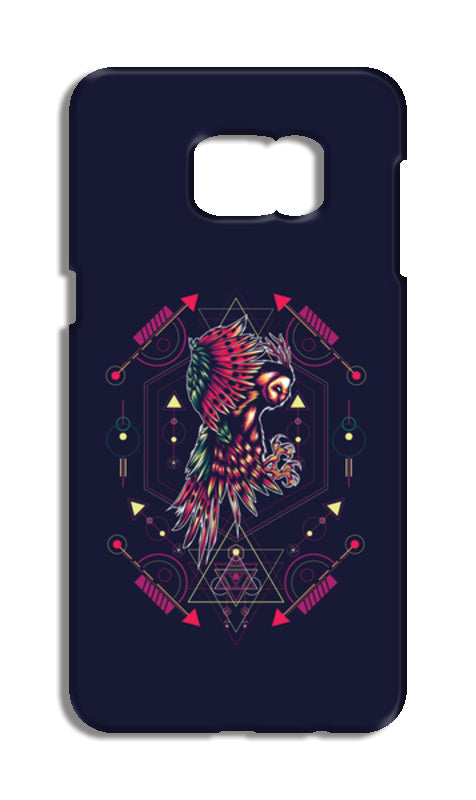 Owl Artwork Samsung Galaxy S6 Edge Tough Cases