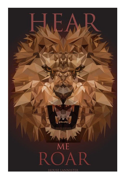 Wall Art, HOUSE LANNISTER Game of Thrones Wall Art Wall Art