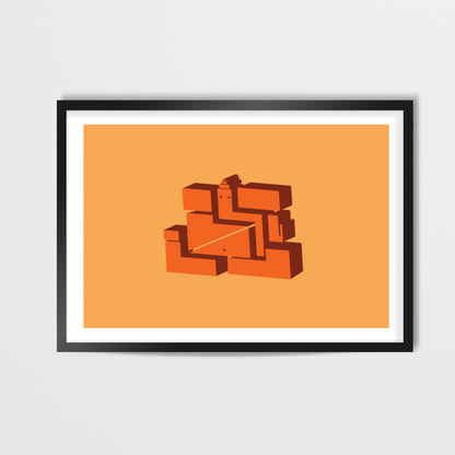 3d minimalist vinayak Wall Art