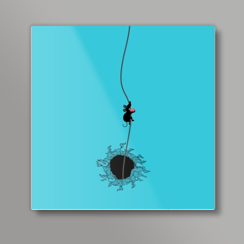 The Heart Stealer Square Art Prints