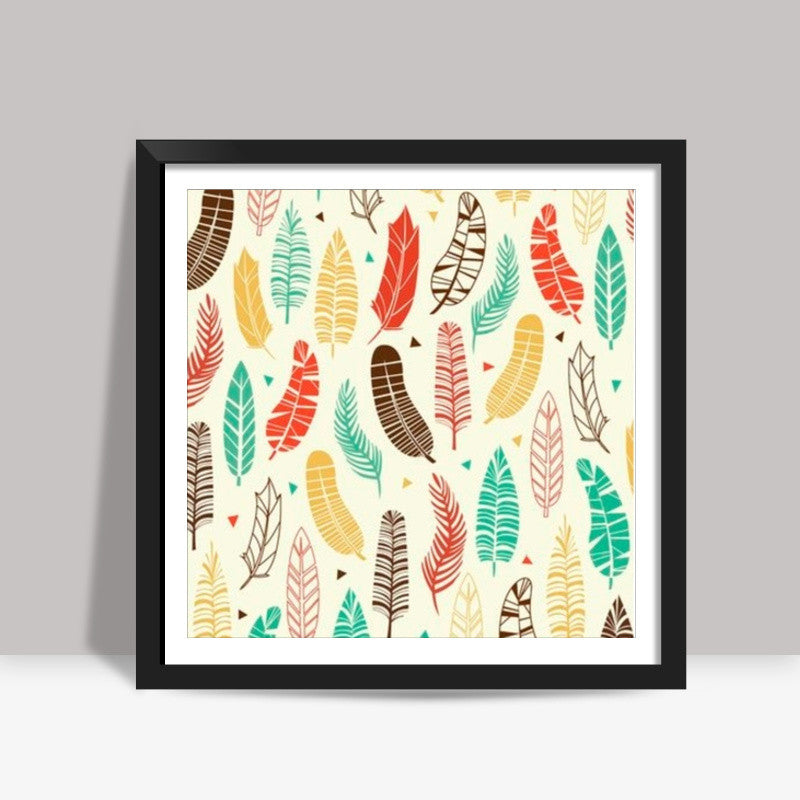 Feather Square Art Prints