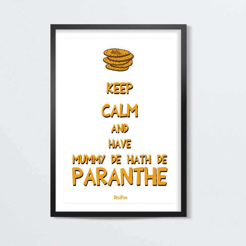 Mummy de hath de Parantha Wall Art