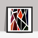 Shades | Abstract - Oil Painting Square Art Prints