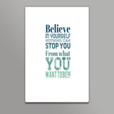 Believe | Quote | Typography | Wall Art